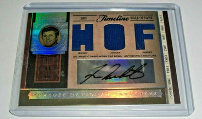 Fran Tarkenton 06 National Treasure Game Used