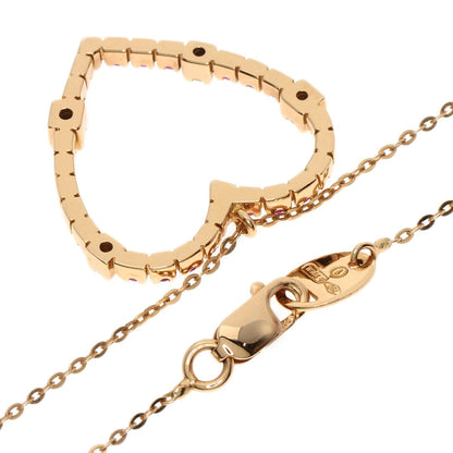 Gold Damiani San Lorezo Pink Sapphire Diamond Necklace K18 Pink