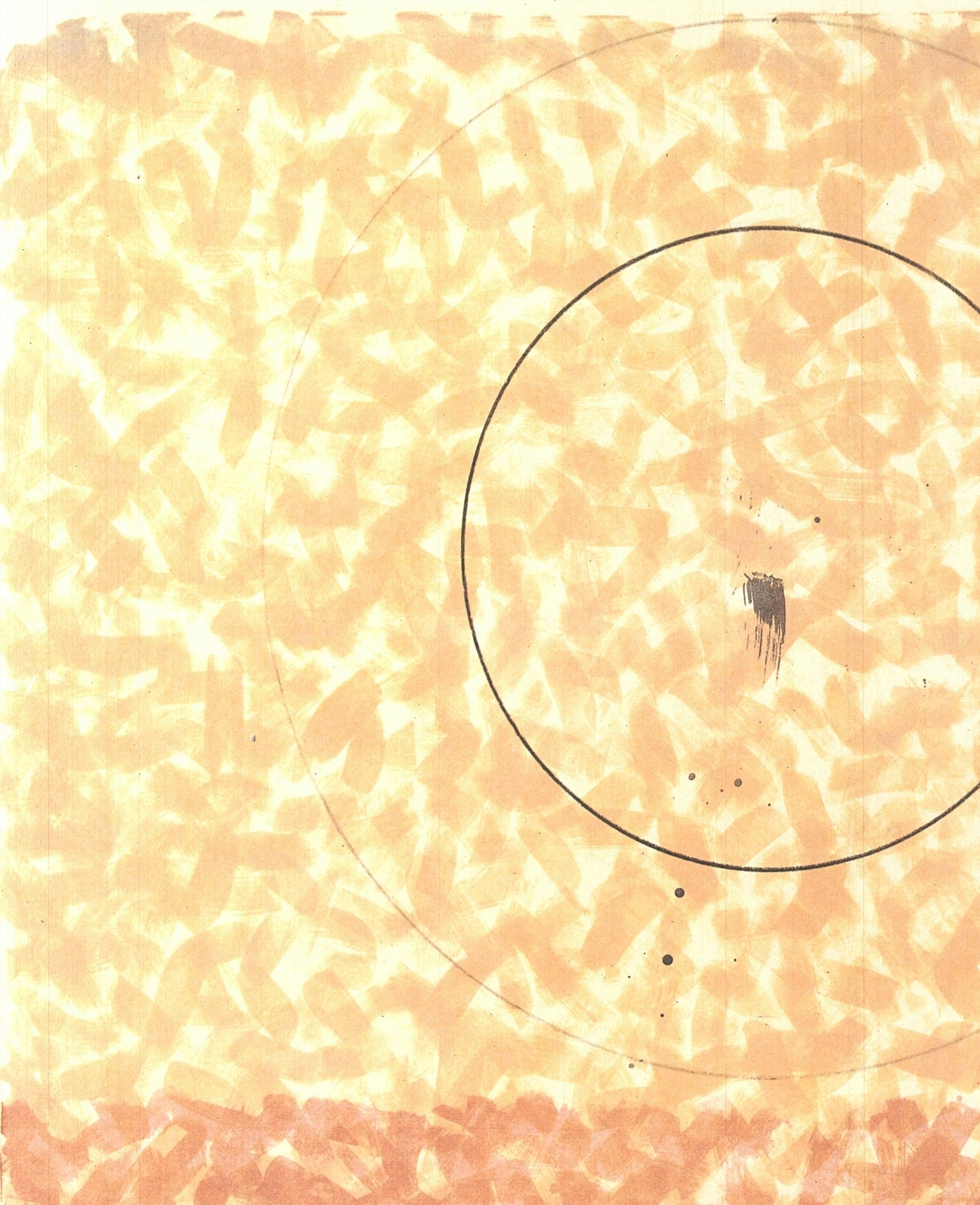 Shoichi Ida Printed Echo No.1 " Poster Contemporary Brown Neutra