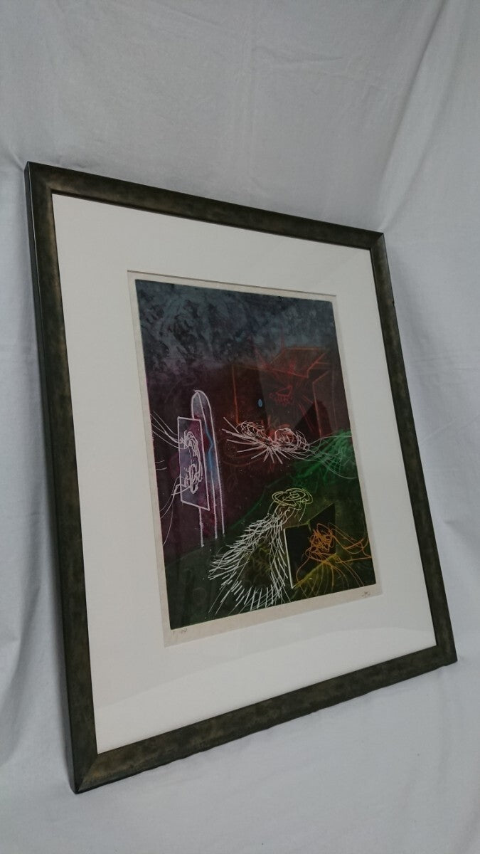 Roberto Matta Original Etching Aquatint 1978 Ed100 Signed Surrealism Art Print