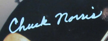 Chuck Norris Autographed Laser Disk 