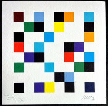 Ellsworth Kelly Lithograph Coa Signed Op Numbered