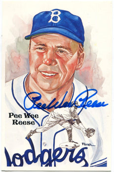 Pee Wee Reese Autographed Perez Steele Galleries