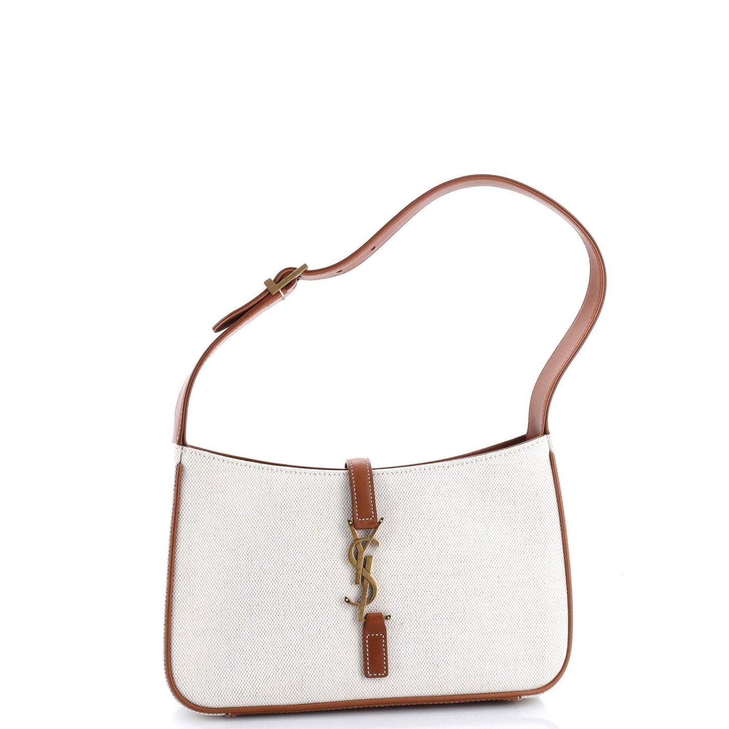 Saint Laurent Le 5 A 7 Hobo Canvas Small