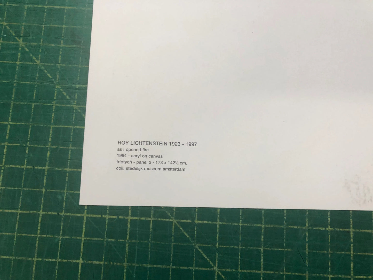 Roy Lichtenstein The Enemy Would Have Been Warned (Panel 2) " Poster 199