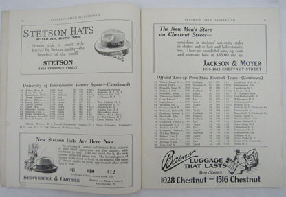 Vintage 1927 Penn State Nittany Lions Vs. Penn College Football Program 137055