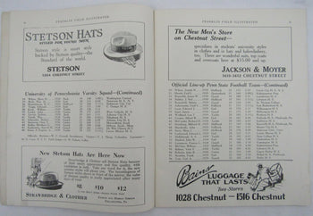 Vintage 1927 Penn State Nittany Lions Vs. Penn College Football Program 137055