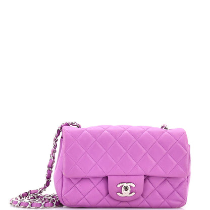 Chanel Classic Single Flap Bag Quilted Lambskin Mini