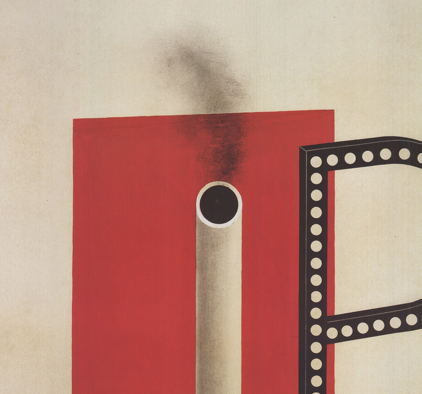 Herbert Bayer Verkaufs- Und Werbekiosk Zigarettenmarke P " Offset L