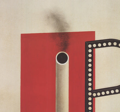 Herbert Bayer Verkaufs- Und Werbekiosk Zigarettenmarke P " Offset L