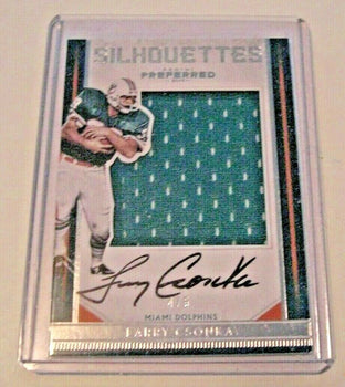 Larry Csonka 2016 Panini Preferred Game Used