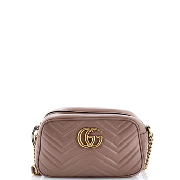 Gucci Gg Marmont Shoulder Bag Matelasse Leather Small