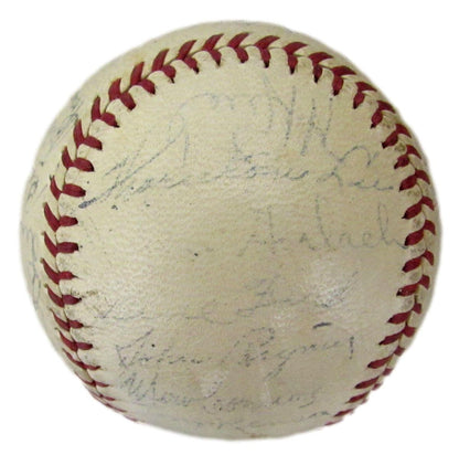 1938 Chicago White Sox Team Signed Baseball (26 Signatures) Beckett 198607
