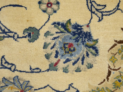 Semi-Antique Vintage Signed Handmade Wool Rug