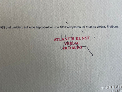 Mark Rothko Lithograph Coa Signed Op Numbered Certified 180 Es