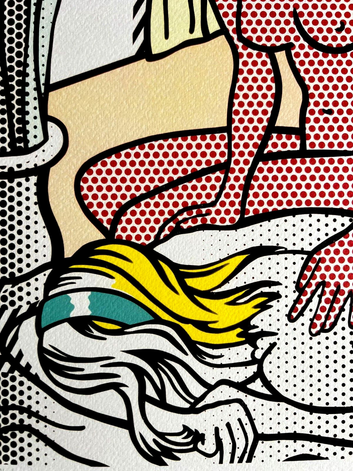Roy Lichtenstein Lithograph Coa Signed In Pen Numbered In Pencil