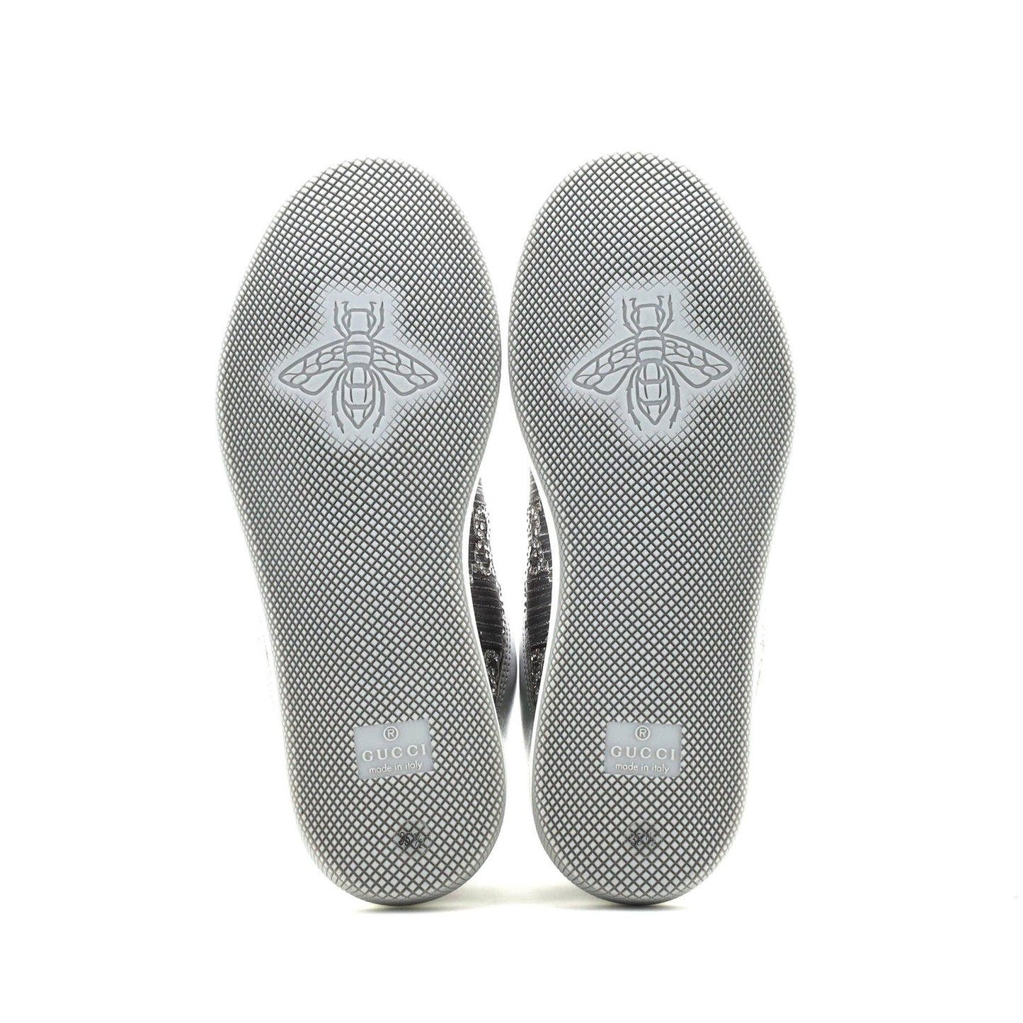 Gucci Screener Sneakers Leather With Crystals