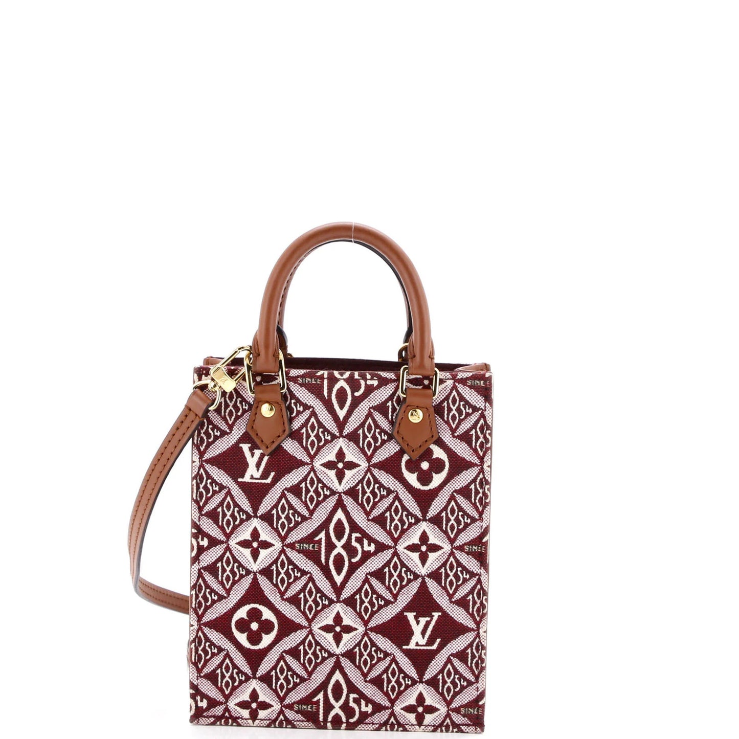 Louis Vuitton Petit Sac Plat Bag Limited Edition Since 1854 Monogram Jacquard