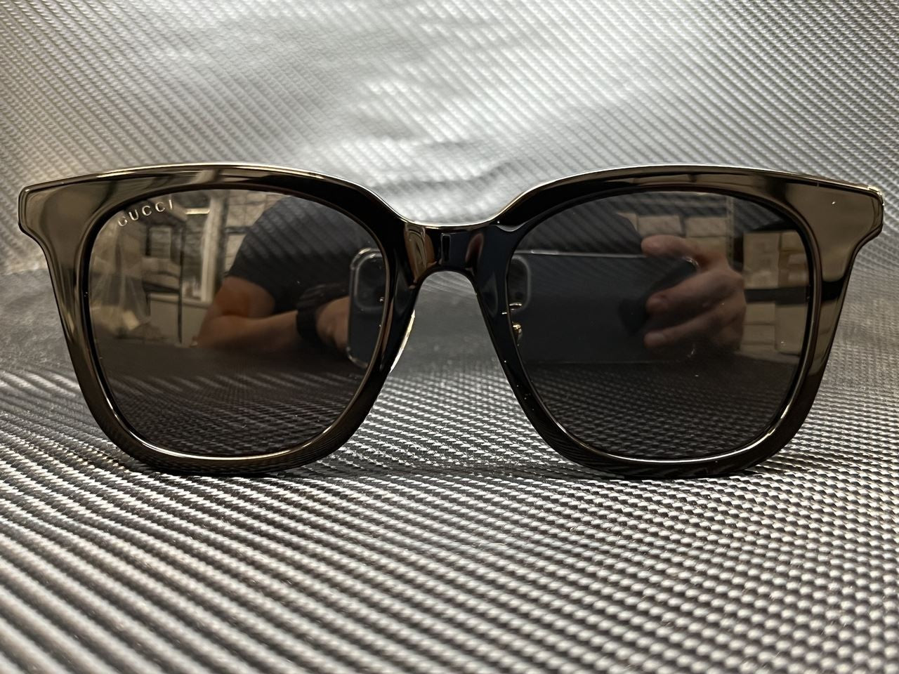 GUCCI GG1000SK 001 Black Square 55 mm Women's Sunglasses