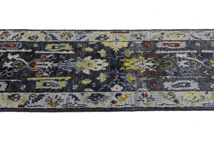 Osh Chobi Oriental Runner Rug 2'6X9'9 Ft Muted