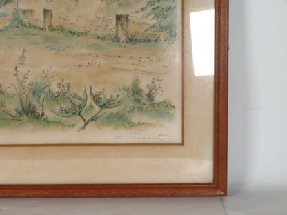 Daniel Tricart French Countryside Hand-Signed Limited Edition Lithograph 33/20