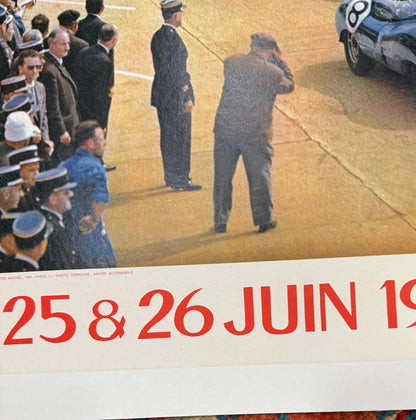 24 Hours Of Lemans 1960 Authentic Original Printing Yves Debraine