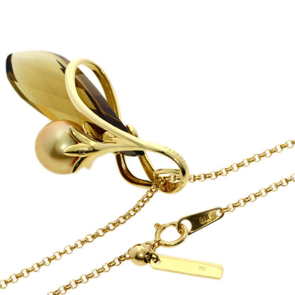 TASAKI   Necklace Pearl Pearl Quartz K18 Yellow