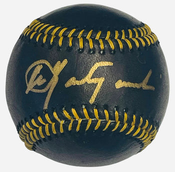 Carl Yastrzemski Autographed Black Baseball (Jsa)