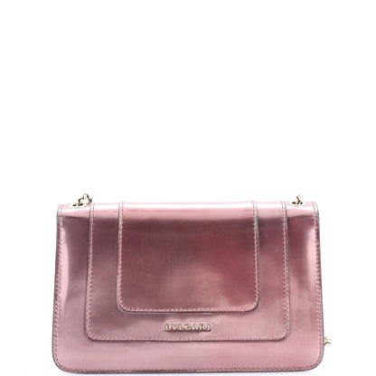 Bvlgari Serpenti Forever Shoulder Bag Metallic Leather Small