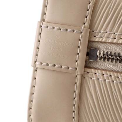 Louis Vuitton Alma Handbag Epi Leather With Logo Jacquard Strap Bb