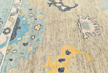 Extra Large Hand-Knotted Oushak Chobi Oriental