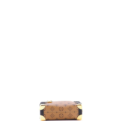 Louis Vuitton Side Trunk Handbag Reverse Monogram Canvas Pm