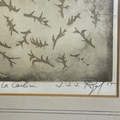 Jacques Jean Joachim Rigal (French) Original Lithograph Signed Numbered Framed