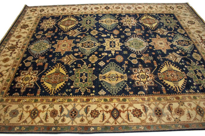 8X10 ft Handmade Indo Karajeh Oriental Rug