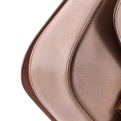 Prada Embleme Flap Bag Saffiano Leather Small