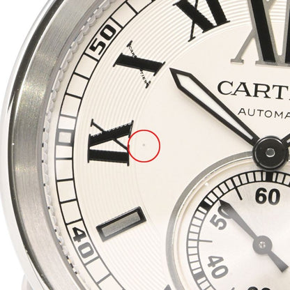 Cartier Calibre De Cartier Watch Lm W7100037 Silver Men'S Used Watch #6109