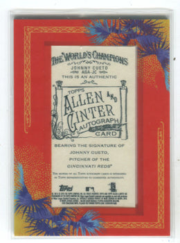 2010 Topps Allen & Ginter Johnny Cueto Card