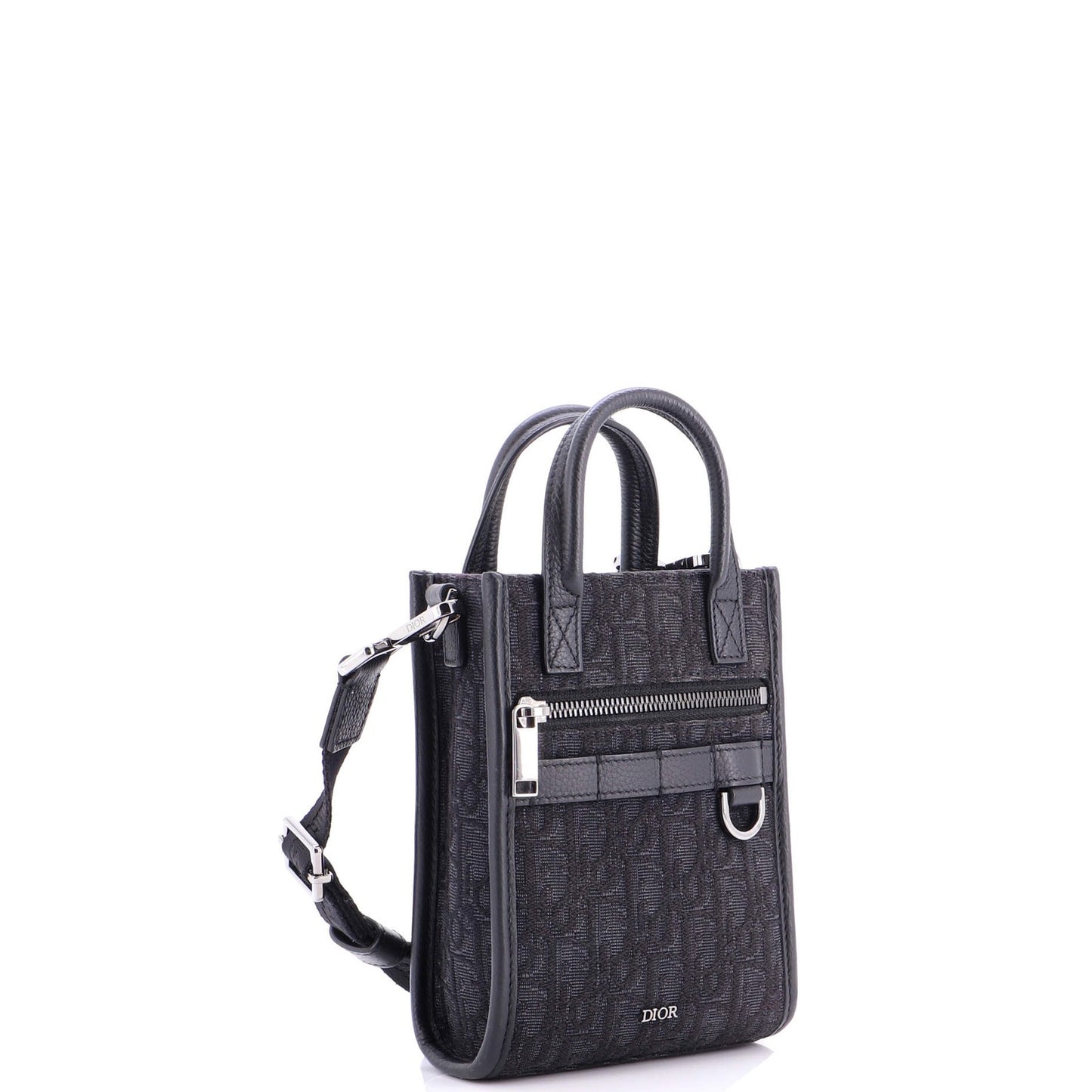 Christian Dior Safari North South Convertible Tote Oblique Canvas Mini