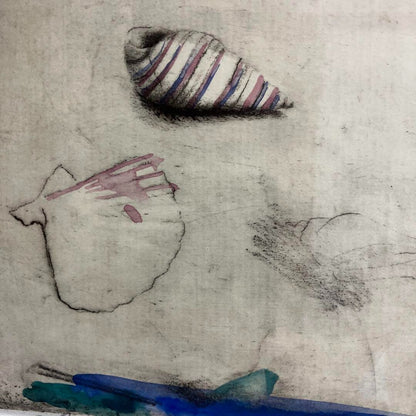 Alessandro Nocentini Original Etching Seashells