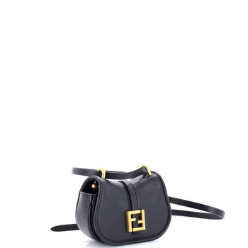 Fendi C'Mon Shoulder Bag Leather Nano