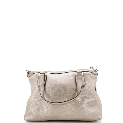 Gucci Soho Convertible Soft Top Handle Bag Leather