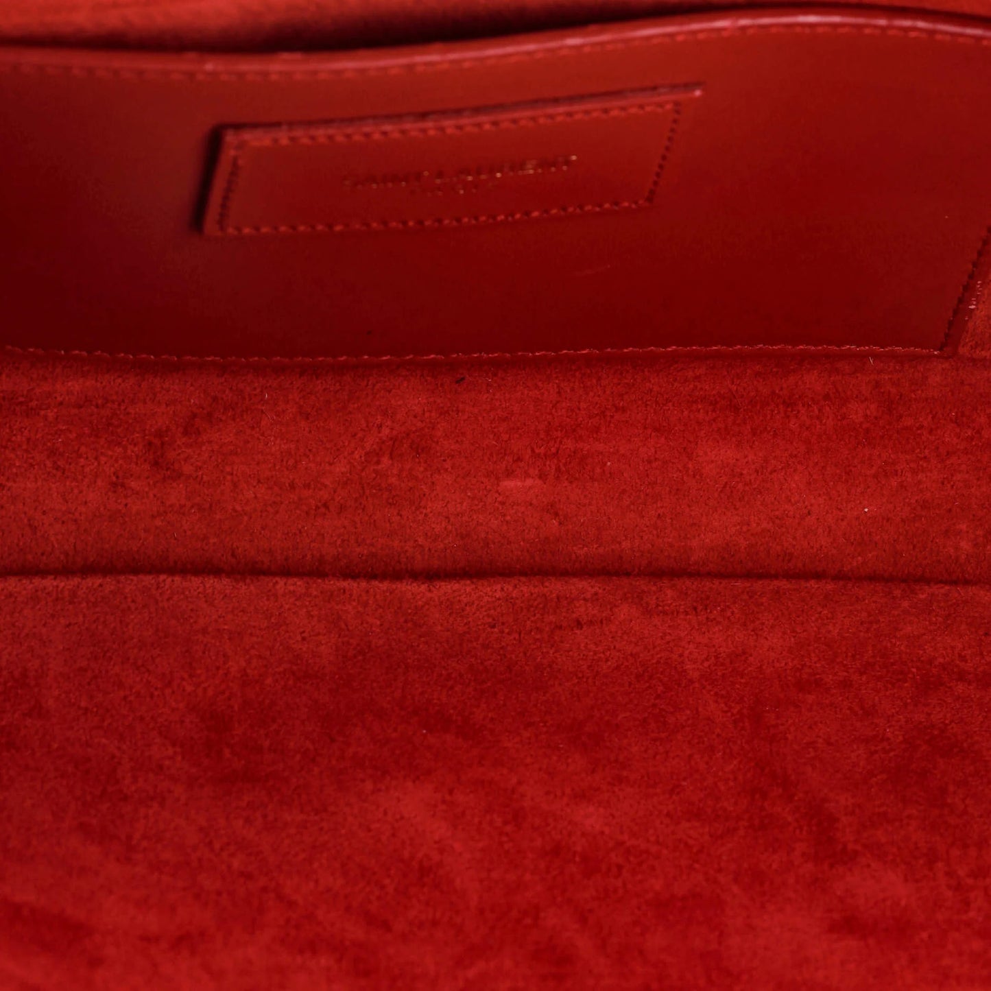 Saint Laurent Classic Monogram Tassel Clutch Leather Long