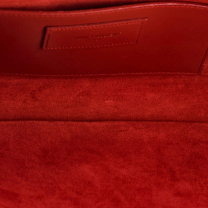 Saint Laurent Classic Monogram Tassel Clutch Leather Long