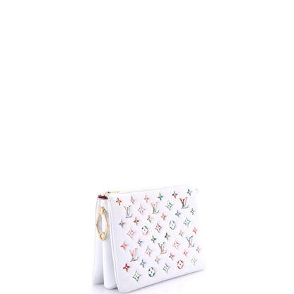 Louis Vuitton Coussin Bag Monogram Flower Embossed Lambskin Pm