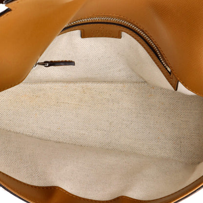 Gucci Horsebit 1955 Asymmetric Shoulder Bag Gg Canvas With Leather Small