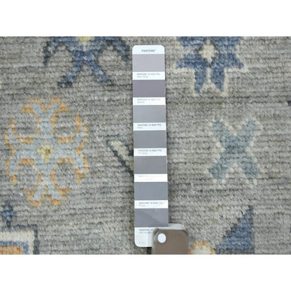 8'X9'10" Gray Anatolian Village Inspired Wool Hand Knotted Rug