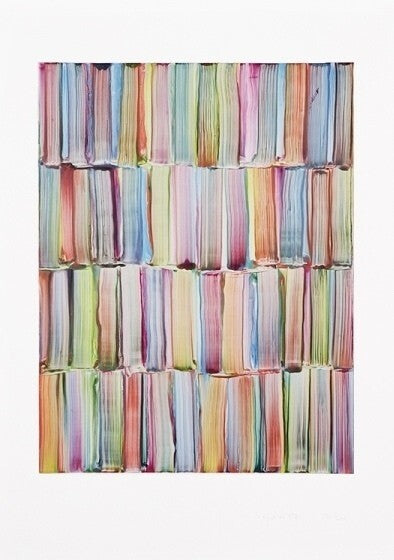 Bernard Frize (B. 1954) Neoci 2013 Signed Art Print Digigraph On Wove Paper