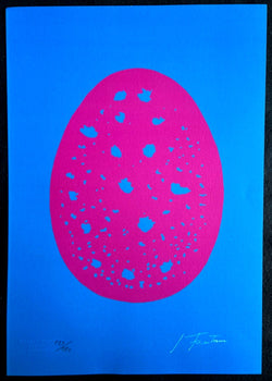 Lucio Fontana Lithograph ( Coa Signed In Pen) Numbered In Pencil