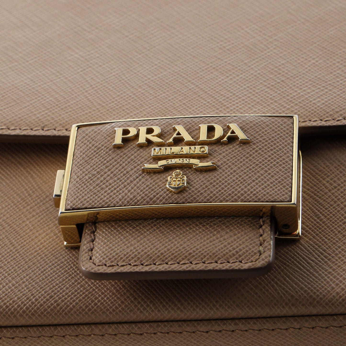 Prada Embleme Flap Bag Saffiano Leather Small