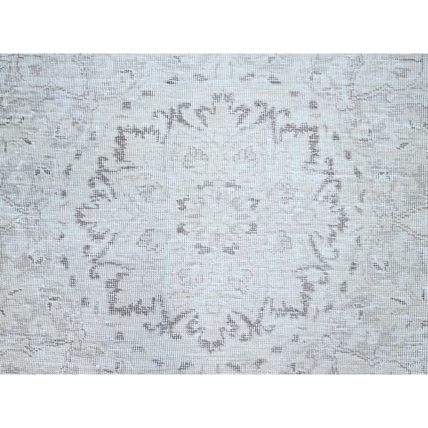9'4"X12'1" Ivory Zoroastrian Hand Knotted Oriental Rug